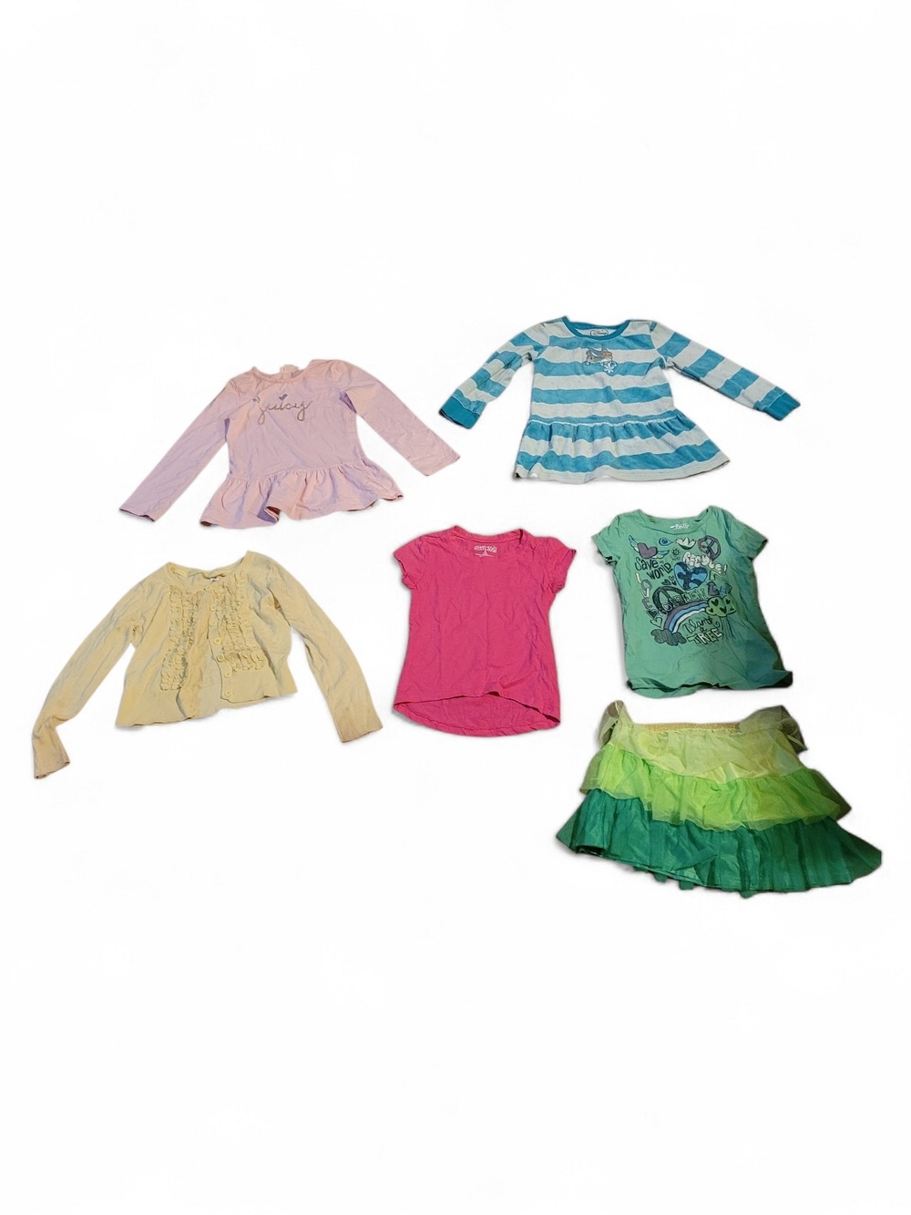 Girls Mixed Tops & Skirt Bundle